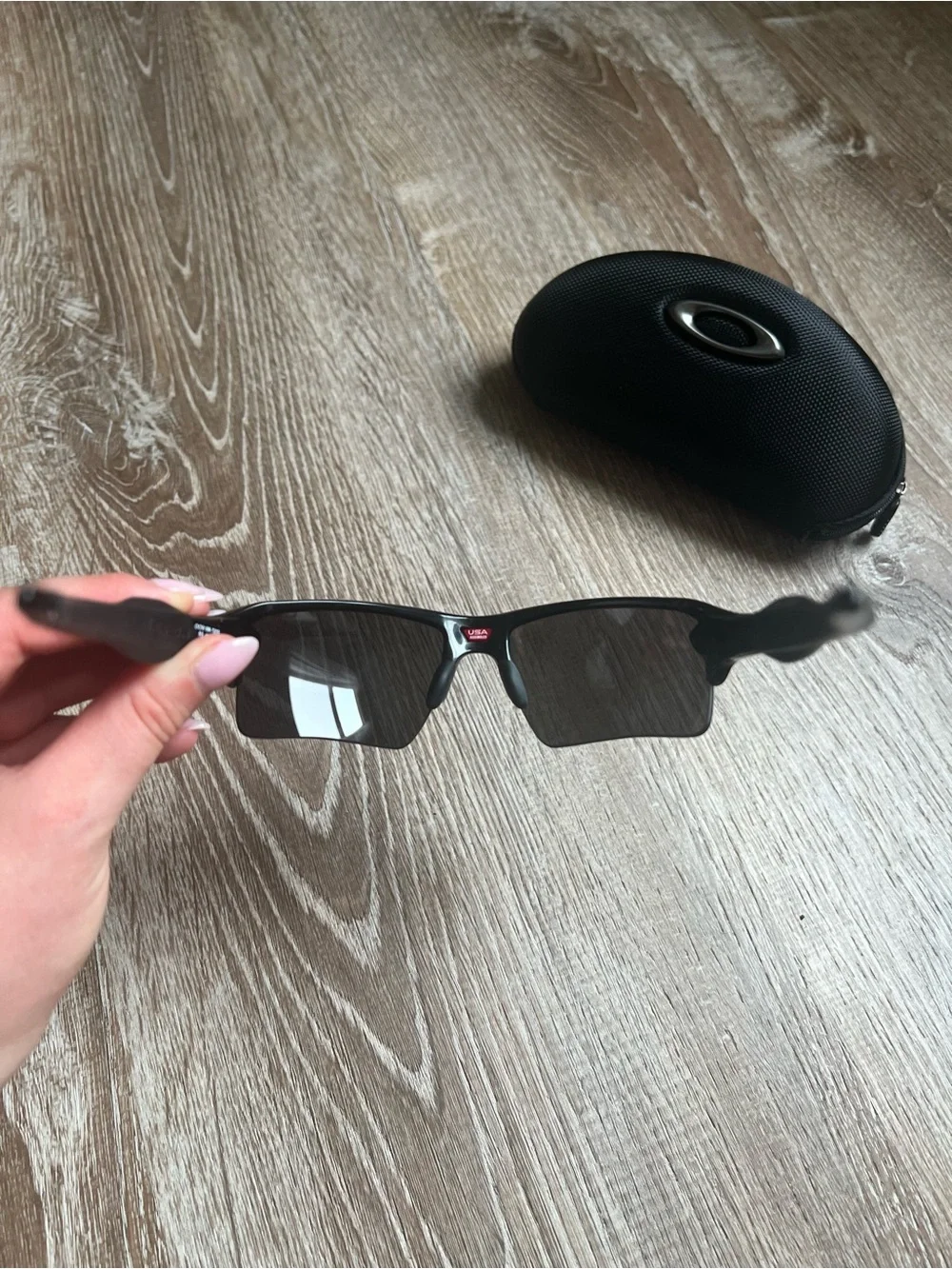 Oakley Flak Prism Men's Black Sunglasses - Polarized Sport Style